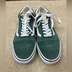 VANS | old skool Duck Green suede men’s 9.5 women’s 11